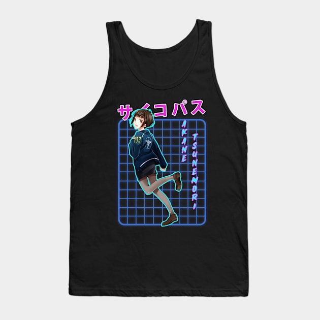 Graphic Art Akane Tank Top by Smoking Robot